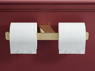 double toilet roll holder for hotel