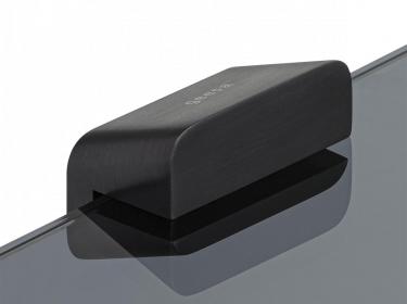 Plateau houder brushed black