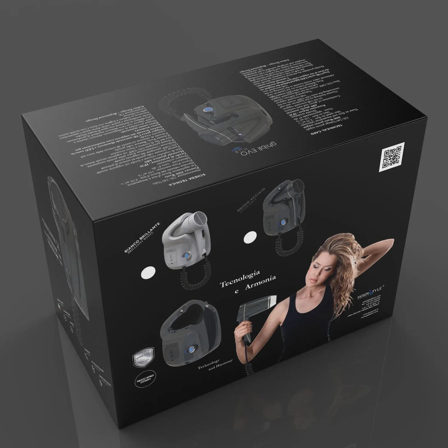 hotel hair dryer box