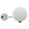 Magnifying LED wall mounted mirror PEARL WHITE