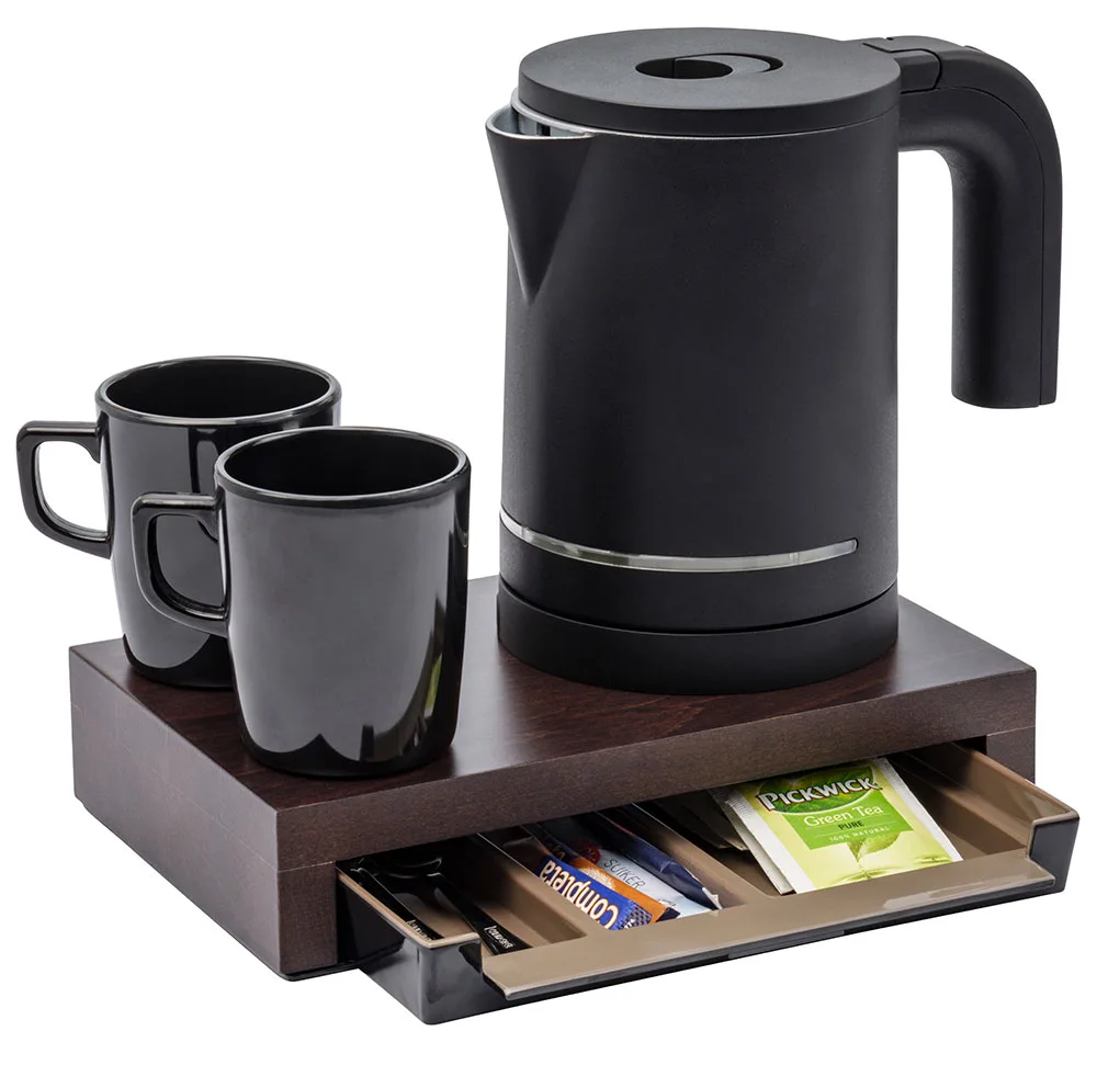 Cordless Electric Kettle black for hotel room