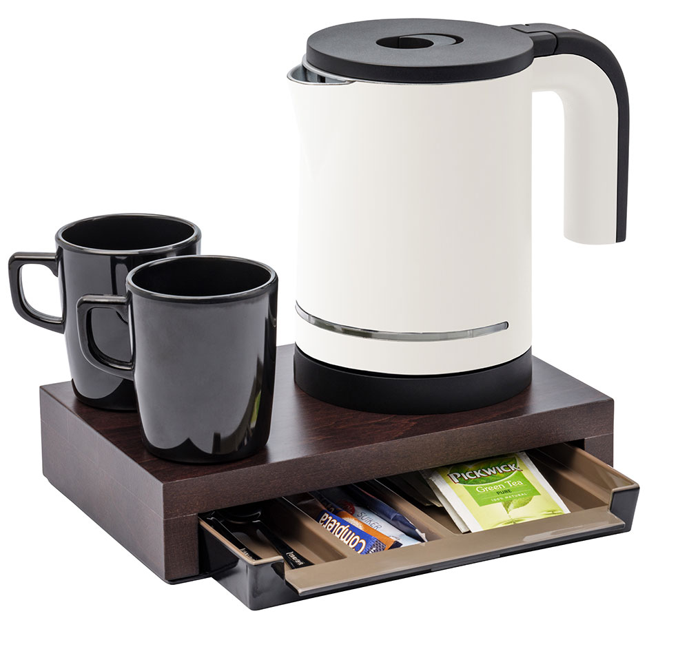 Cordless Electric Kettle white for hotel room