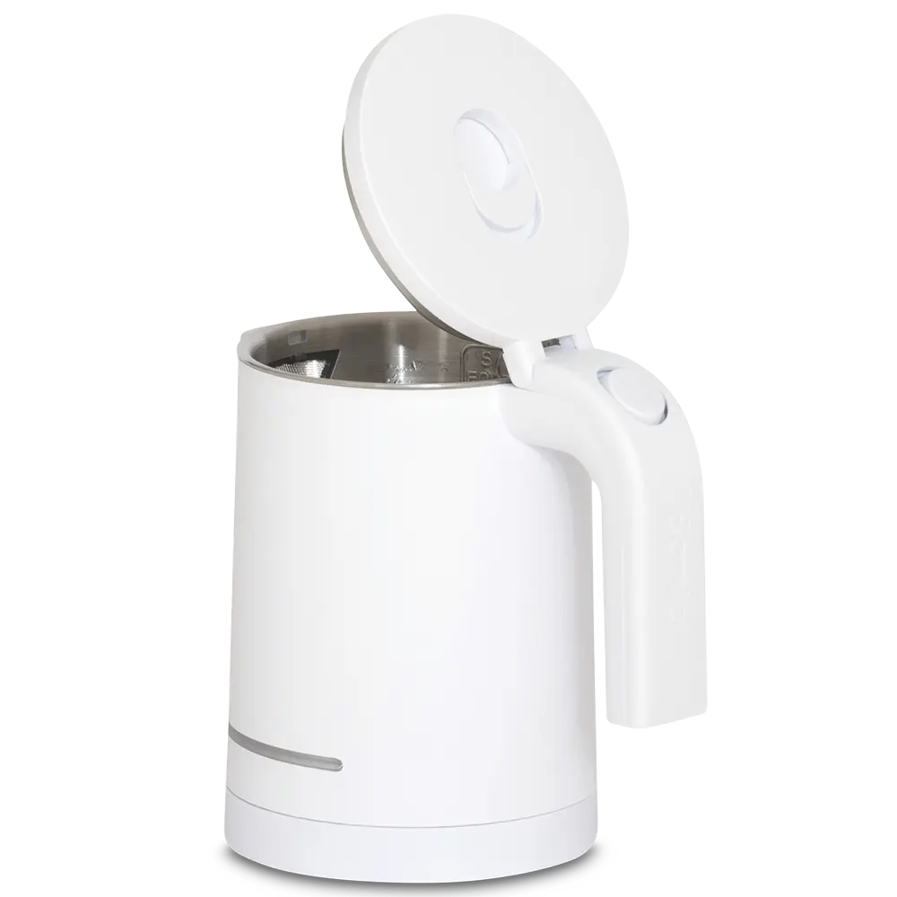 Halo Cordless Electric Kettle White opened