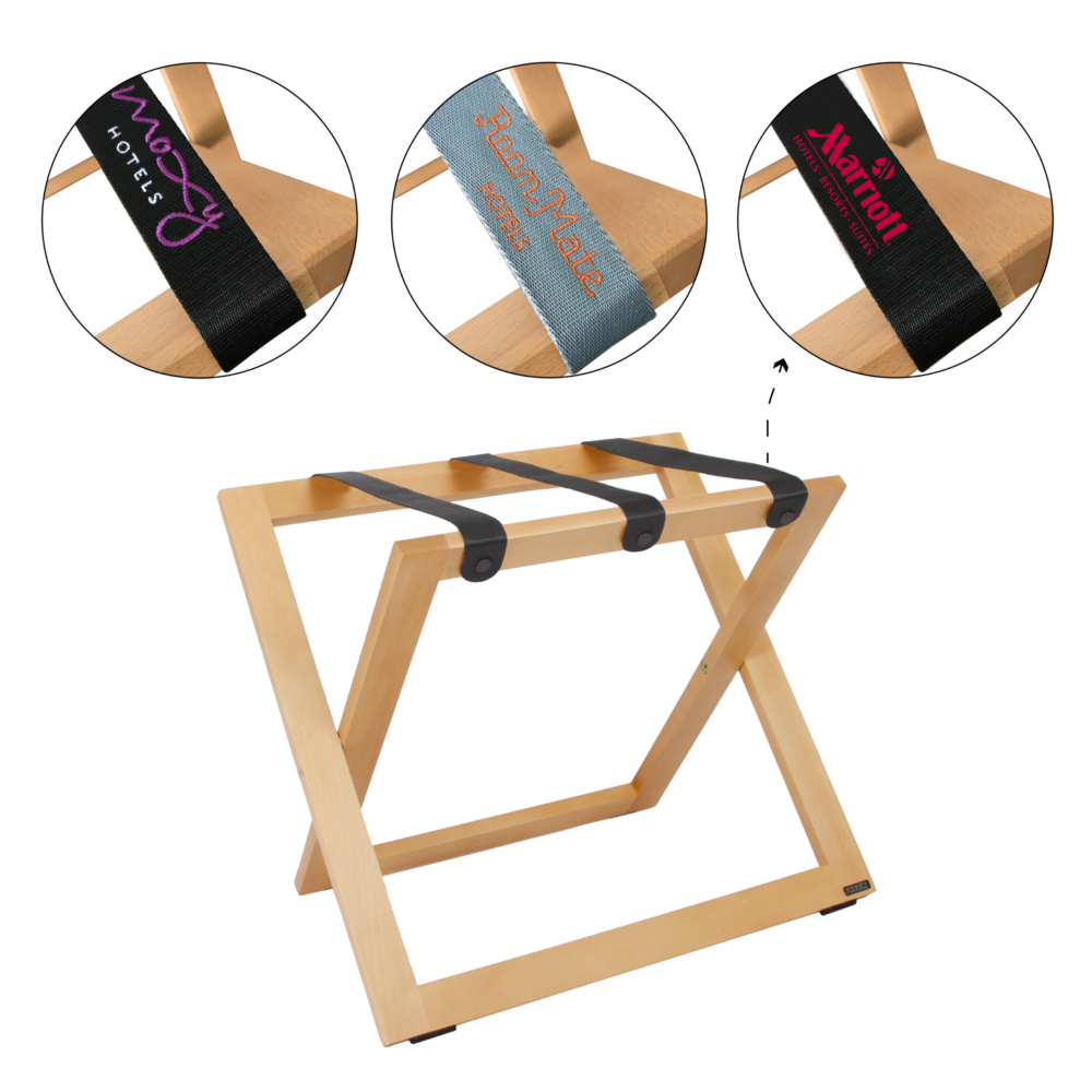 Compact Suitcase Stand for Hotel