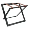 Luggage rack stainless steel black