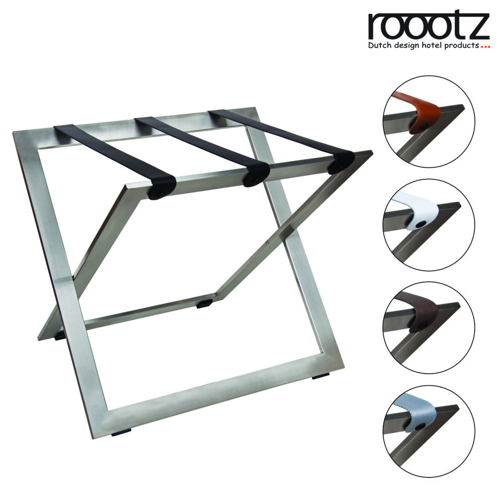 stainless steel luggage rack details