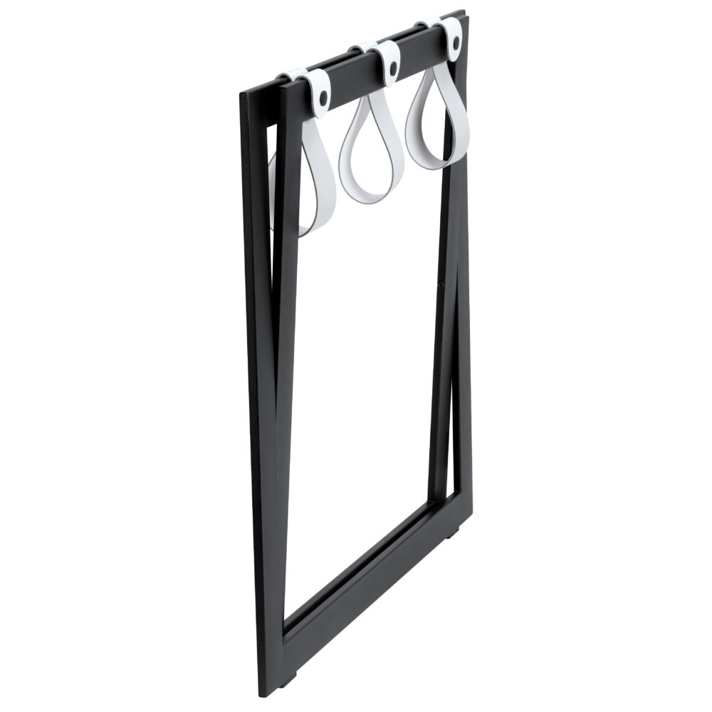 Luggage rack stainless steel black