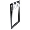 Luggage rack stainless steel black
