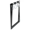 Luggage rack stainless steel black
