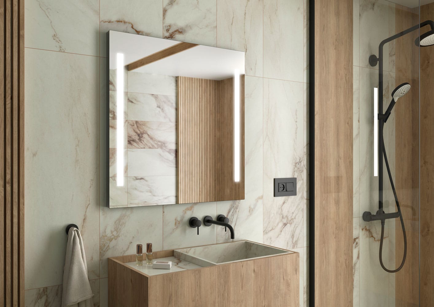 Hotel Bathroom Mirror ALBA Ghibli Evo