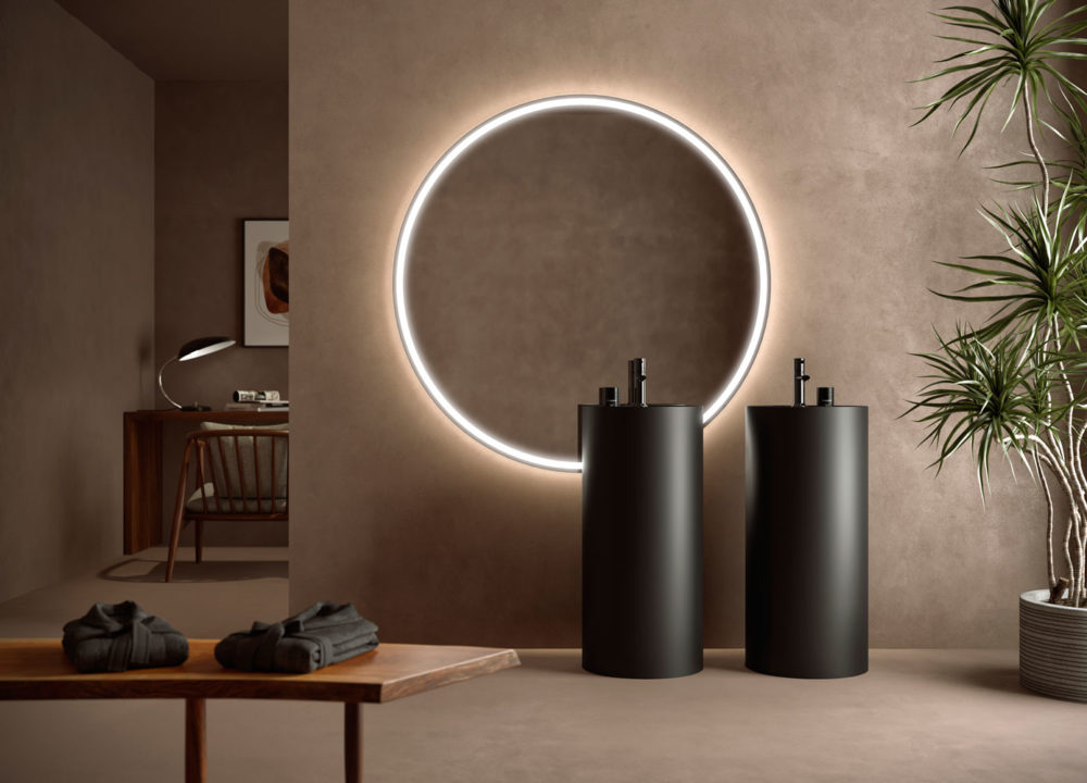 THIARA ROUND mirror-for hotel room