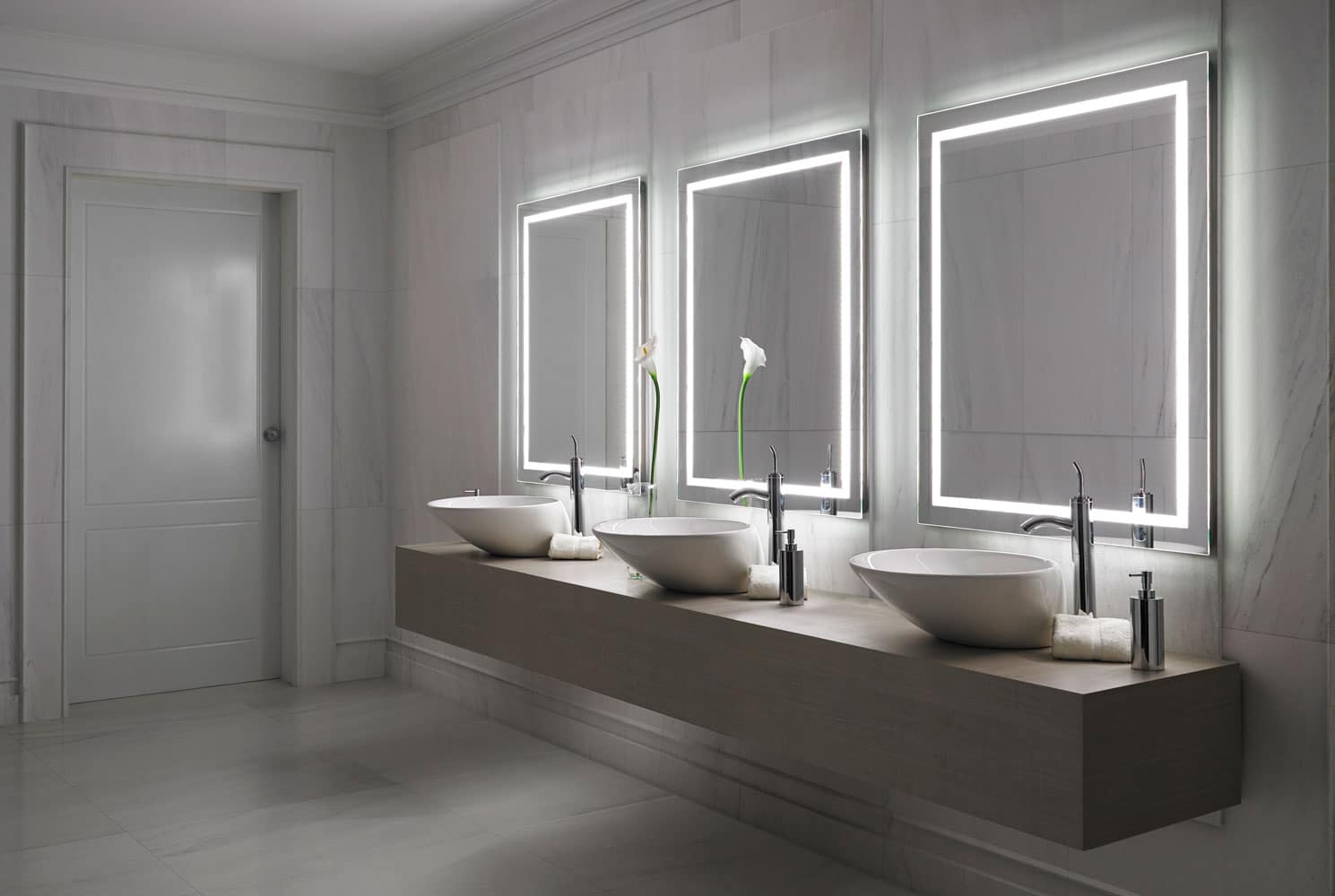 Square Mirror for Hotel Bathroom Katie