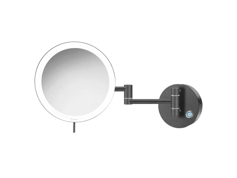 Specchio Cosmetico a Led x3 ricarica USB con doppio braccio