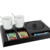 HospitalityTray-SIGNUM-BlackBrown-NoKettle-NoLeaflet-WhiteCups