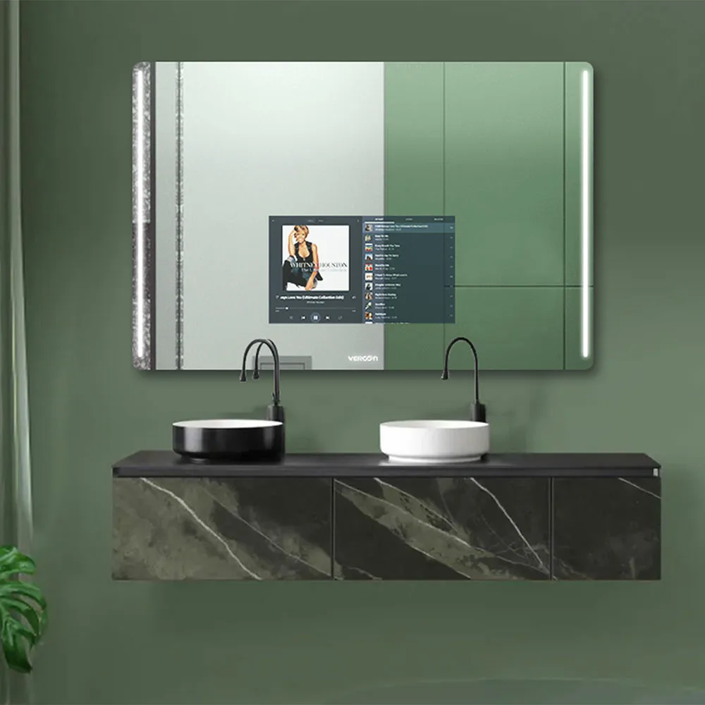 smart mirrors for hotel bathroom