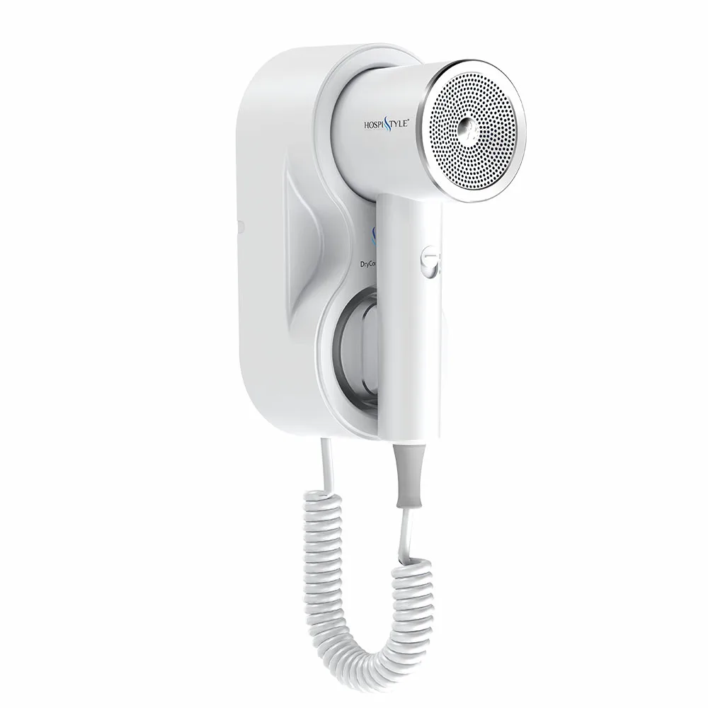 Wall mounted hairdryer White DryCompact 1600
