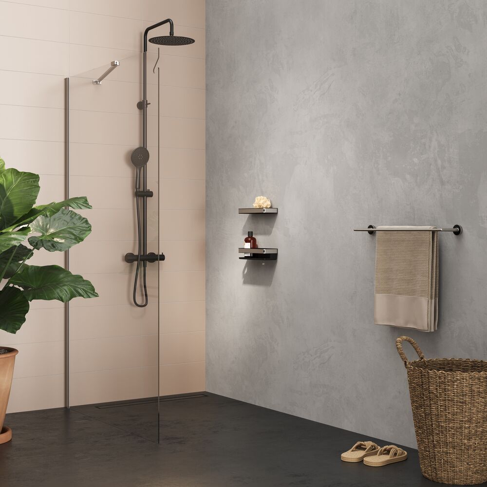 Cooper doccia accessori da bagno satinati per hotel