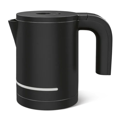 Bollitore nero 1 litro HALO con led