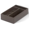 Condiment box ‘New Classic’ for hotel room: Bromo brown