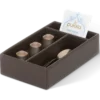 Condiment box ‘New Classic’ for hotel room: Bromo brown