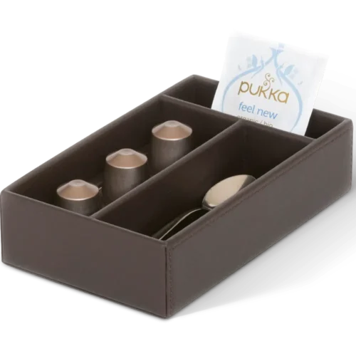 Condiment box ‘New Classic’ for hotel room: Bromo