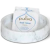 Amenity tray round white marble look: Ibu