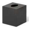 Cover scatola di fazzoletti quadrata per il bagno dell' hotel colore nero