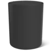 Bin with rotating lid for bathroom: Sano black
