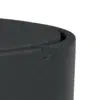 Bin with rotating lid