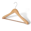 Clothes hanger with hook and bar for hotel room: Edward