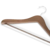 Clothes hanger brown wood