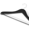 Clothes hanger wblack wood