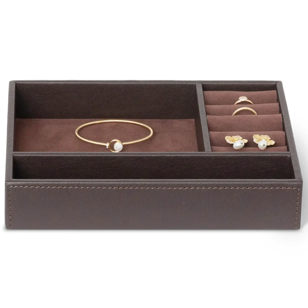 Jewellery tray for hotel room: Andros brown
