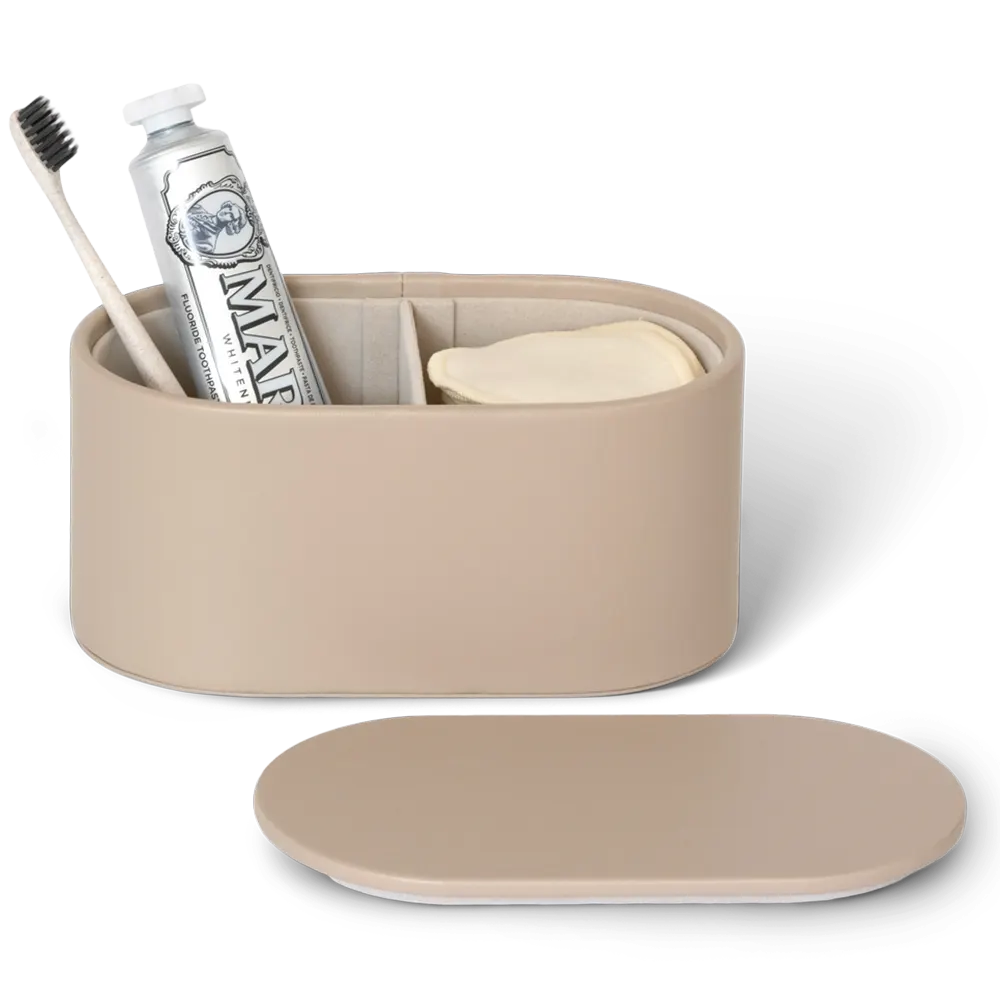 Bauletto di cortesia per il bagno dell'hotel Bahia colore naturale