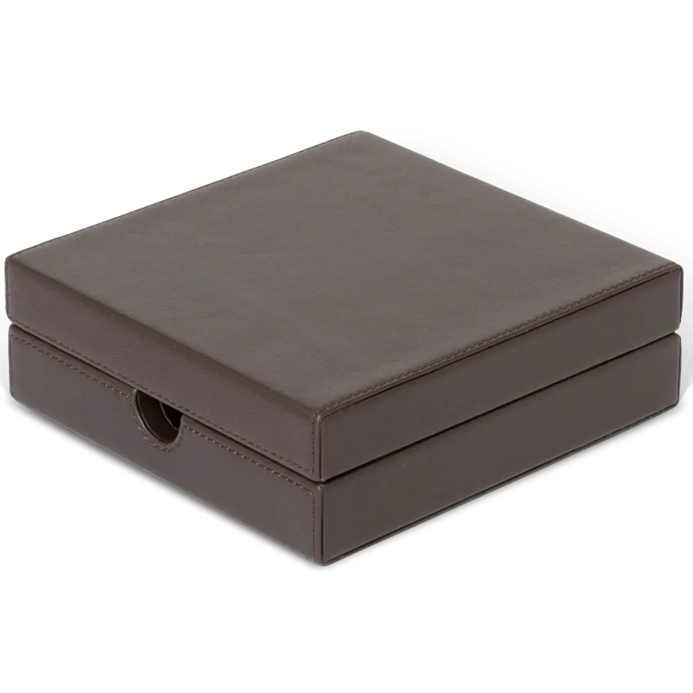 Brown classic condiment box with lid ‘New Classic’: Yasur