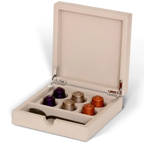 Sand classic condiment box with lid ‘Natural’: Yasur