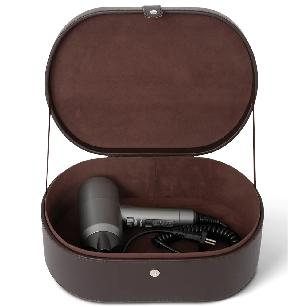 Hairdryer box for hotel: Nevis brown