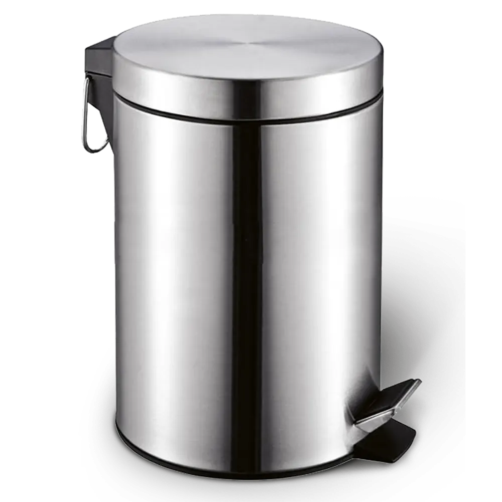 Cestino a pedale 3L in acciaio inox per hotel