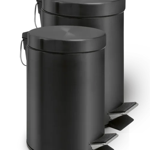 Cestino a pedale 3/5L nero per hotel