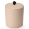 Secchiello per ghiaccio in ecopelle per hotel beige
