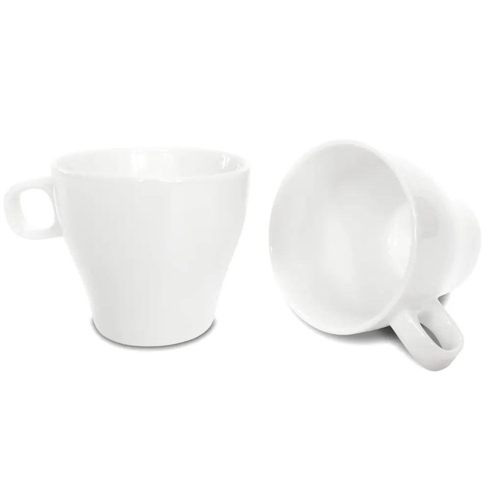 Tazza da caffè per hotel bianca