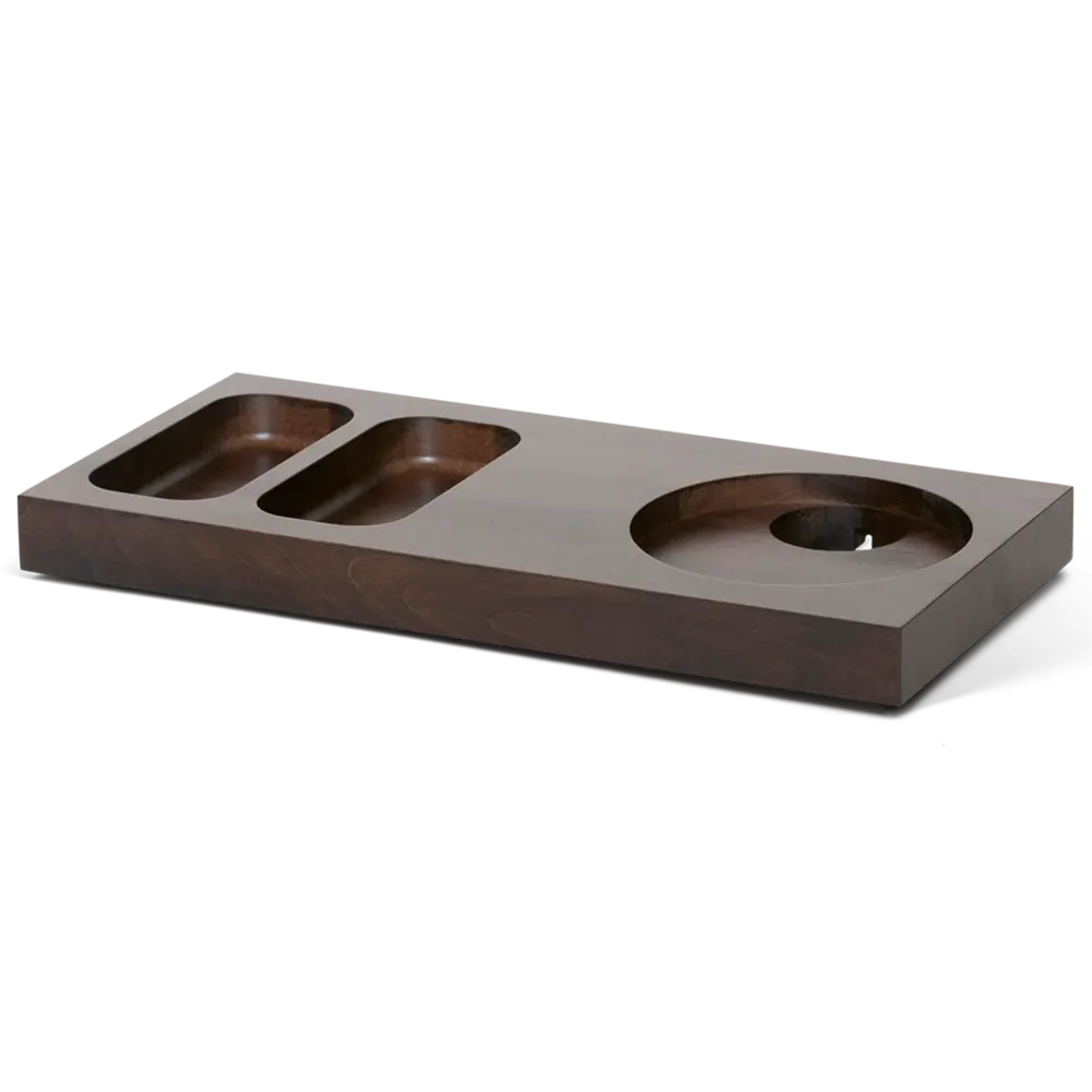 Small Welcome tray Mahogany
