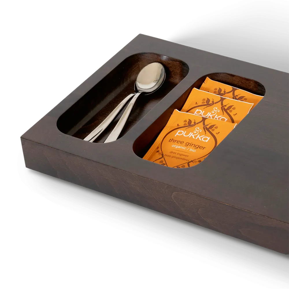 Small Welcome tray Mahogany