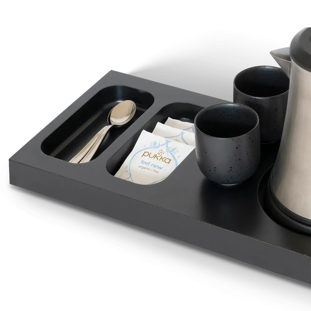 Small Welcome tray Black: Xanthic