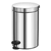 Cestino a pedale 12L per hotel – finitura Inox A90