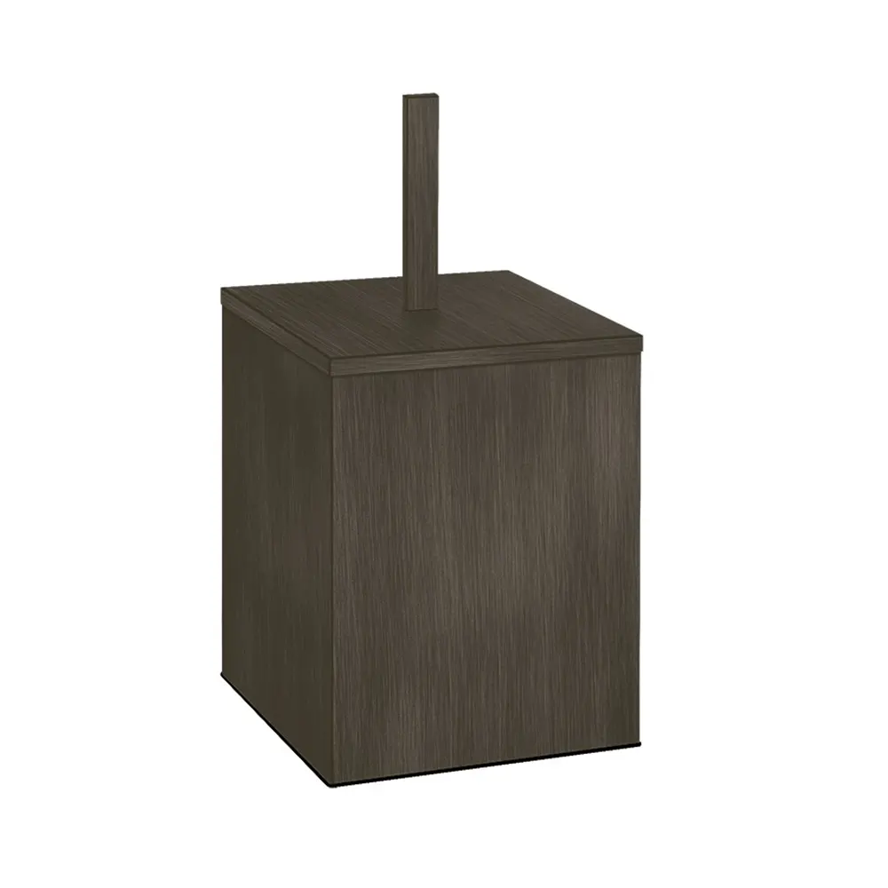 5L square waste bin for hotels – Dark bronze mat DM25 finish
