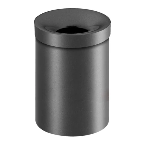 Cestino aperto 12L per hotel – finitura Anthracite grained M118