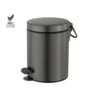 5L soft-close pedal bin for hotels – Graphite dark 122 finish
